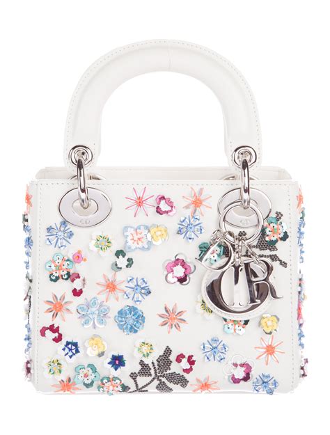 christian dior bag flower|authentic Christian Dior handbags.